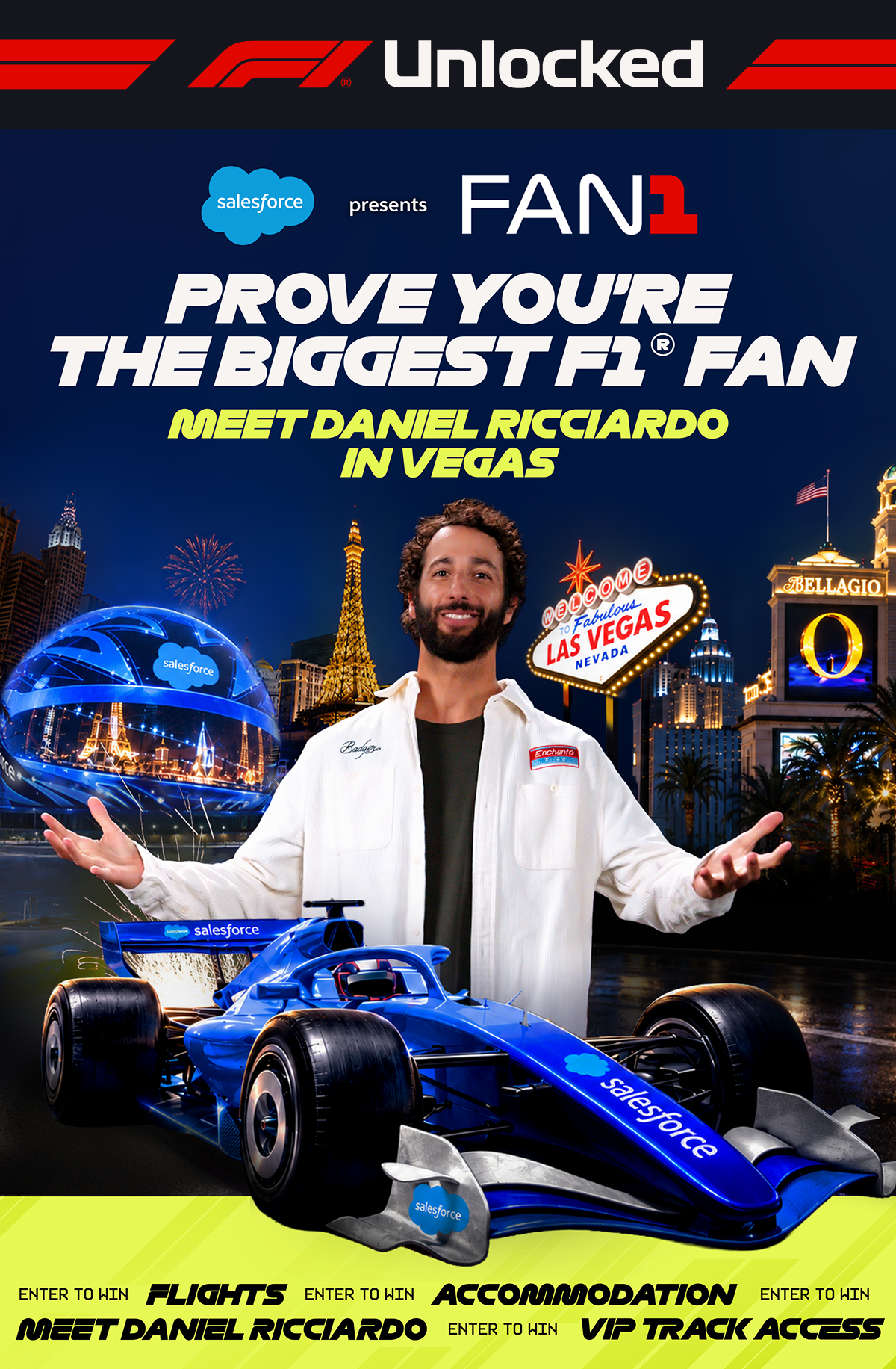 PROVE YOU'RE THE BIGGEST F1® FAN