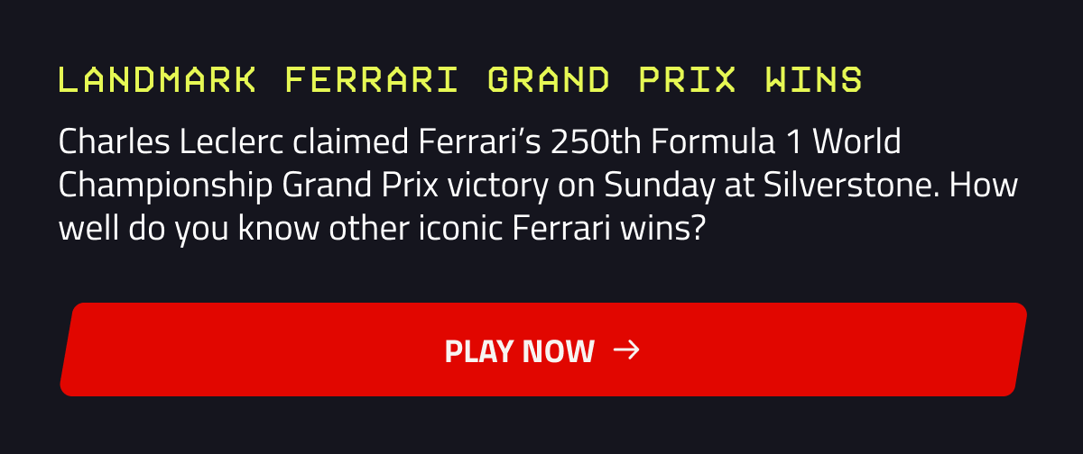 Landmark Ferrari Grand Prix Wins