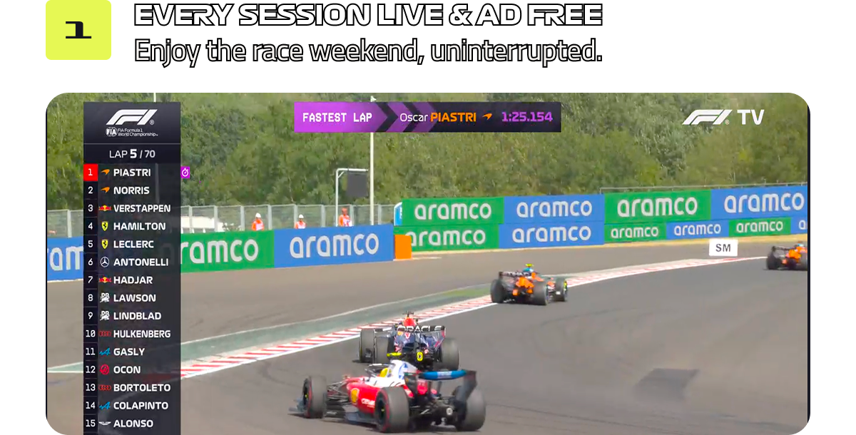 EVERY SESSION LIVE & AD FREE