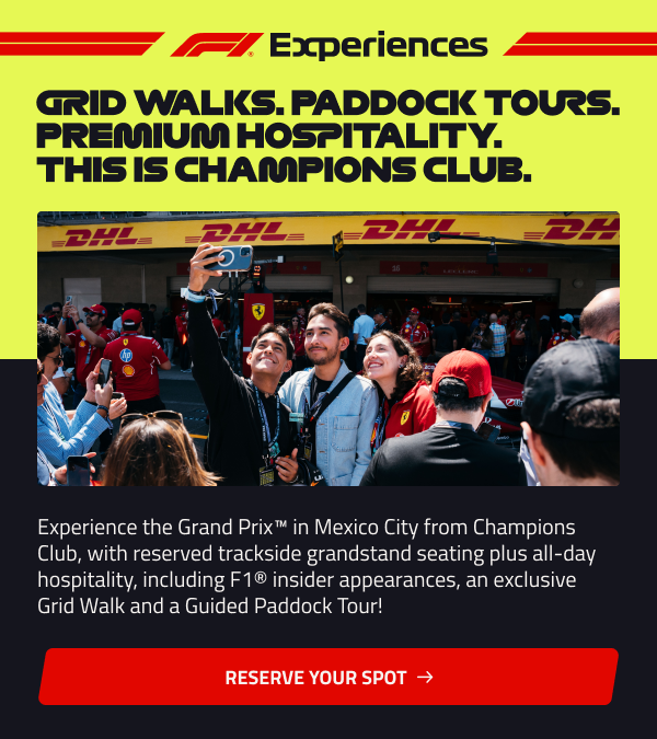 Reserve your spot in Champions Club