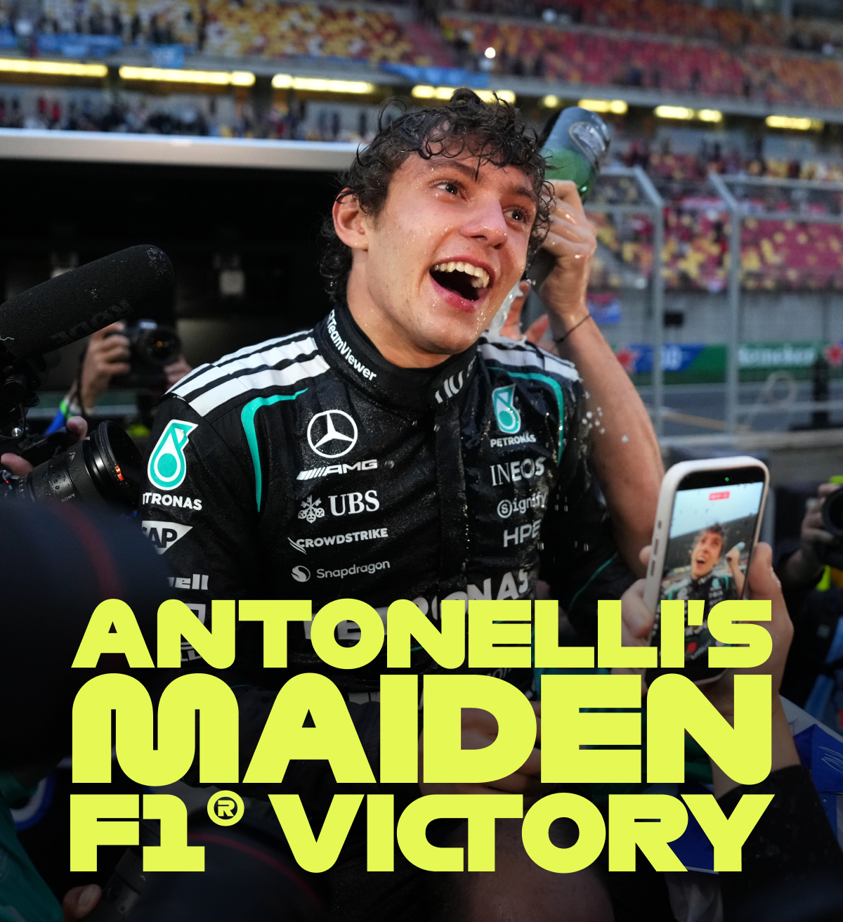 Antonelli's maiden F1 victory