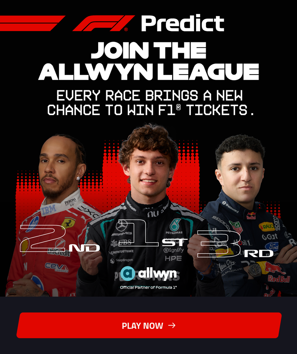 F1 Predict: Join the Allwyn League