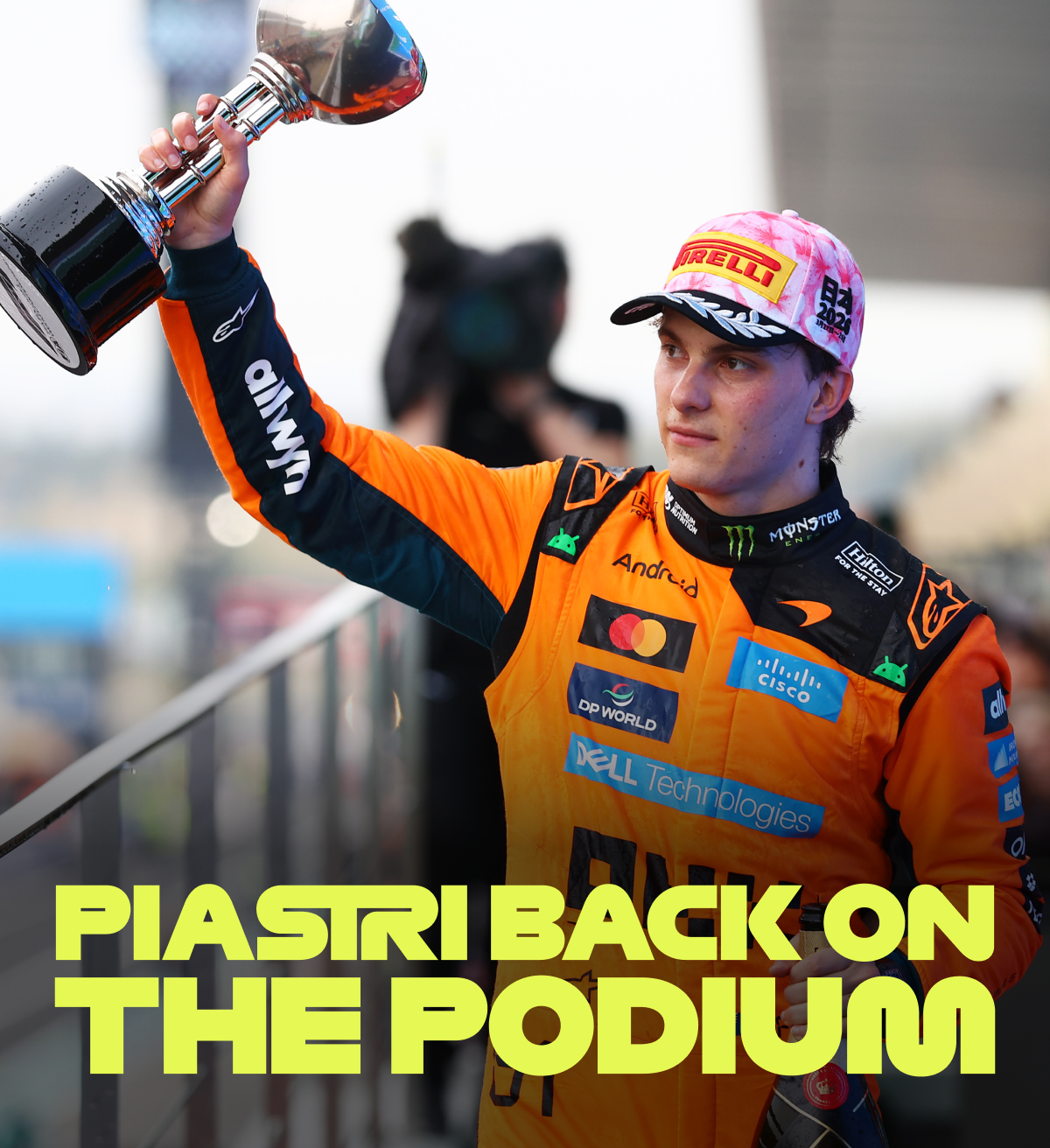 Piastri back on the podium