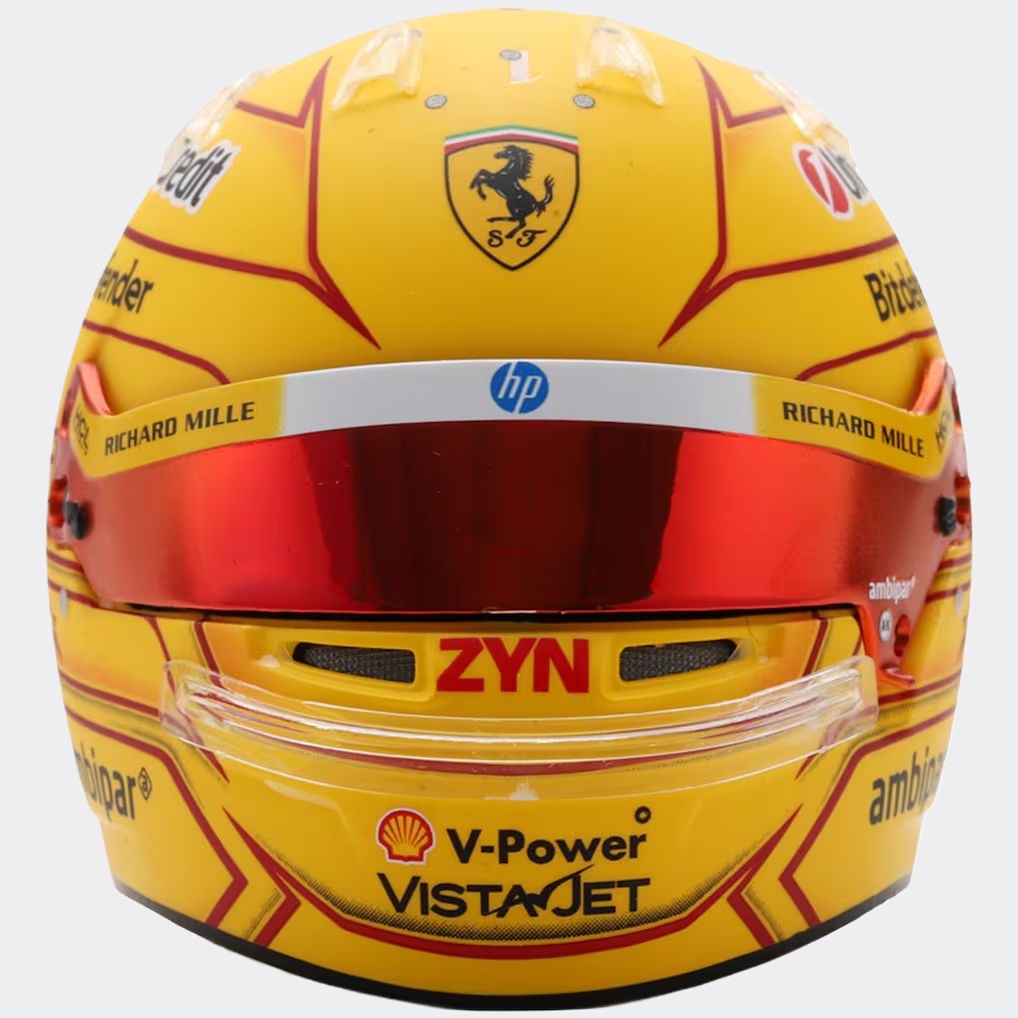 Ferrari Yellow Helmet