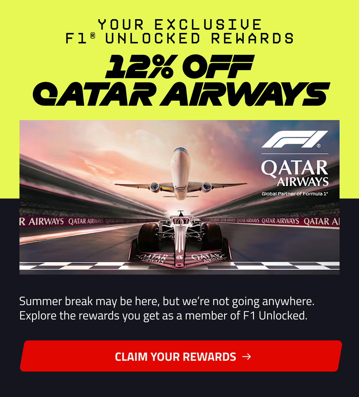Your exclusive F1 Unlocked rewards