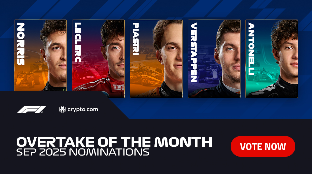 Overtake of the month September 2025 nominations