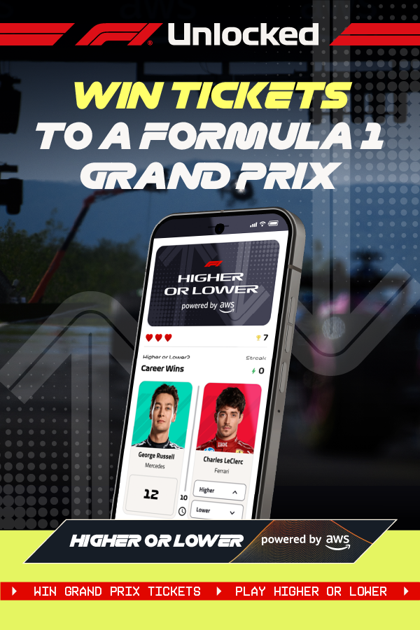 Play Higher or Lower to win tickets to a Grand Prix