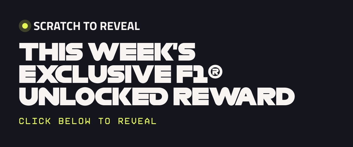 This week's exclusive F1® Unlocked reward