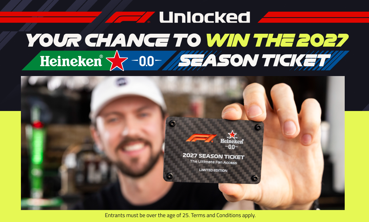 Your chance to win the 2027 Heineken Season Ticket