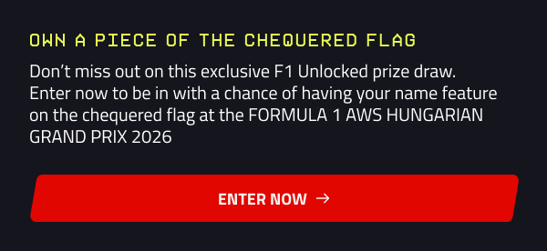 Own a piece of the Chequered Flag